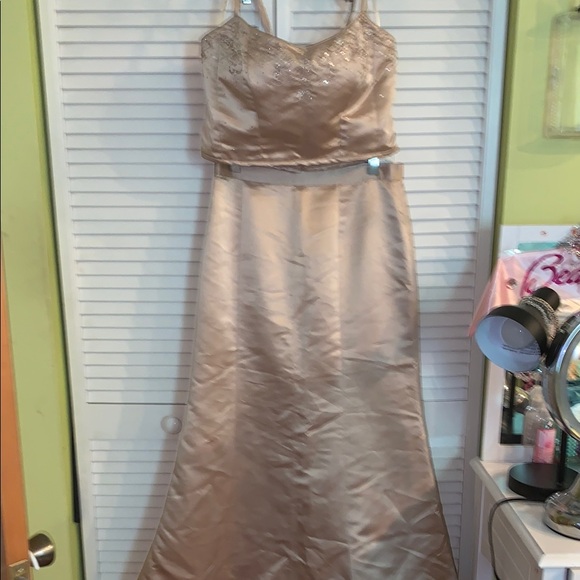 donna gray Dresses & Skirts - Donna gray vintage 2piece embellished gown size 14
